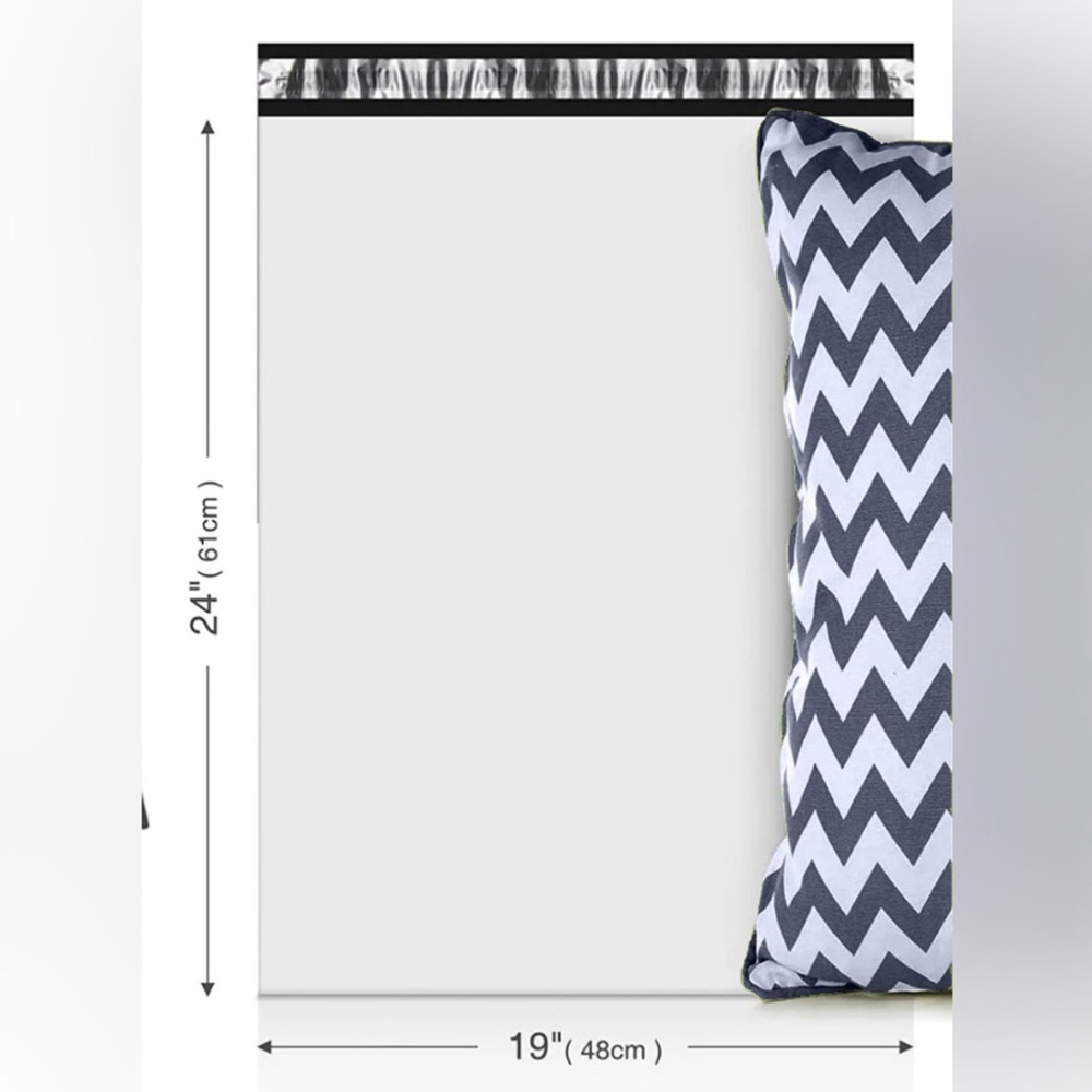 NEW 10 pack of XL 19”x 24” Polymailers - Blue or White - Picture 3 of 4